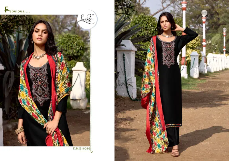 Levisha Nivisha Vol 10 Rayon Embroidered Dress Material Collection